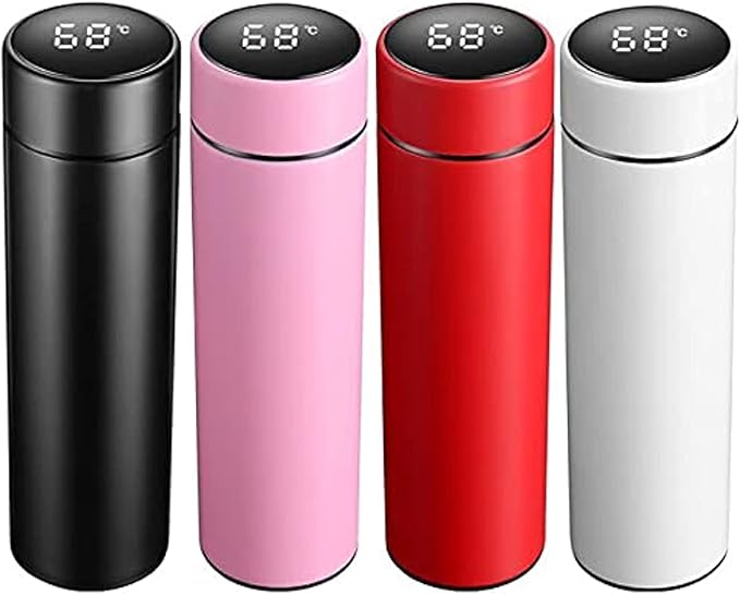 Insulated Hot & Cold Water Bottle with LED Display 500ml Premium Flask