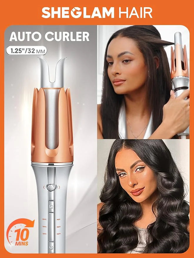 Salon Quality Curls at Home SHEGLAM It Curl Smart Curler