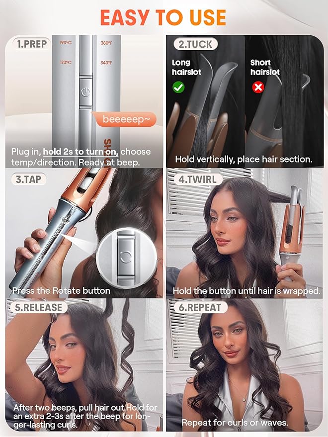Salon Quality Curls at Home SHEGLAM It Curl Smart Curler