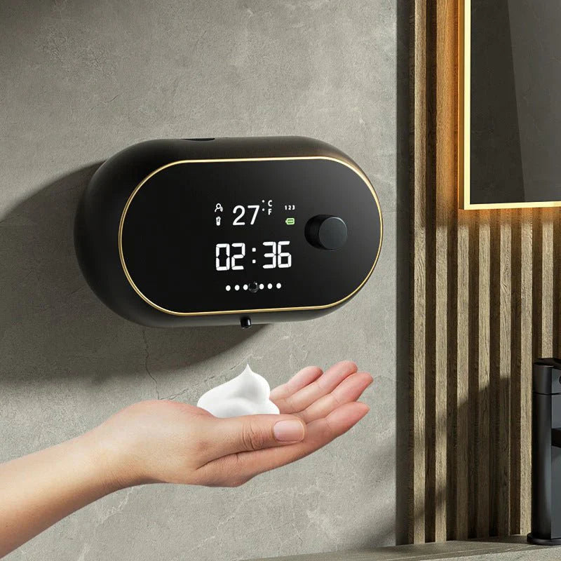 Hands Free Sanitizer & Soap Dispenser Modern Wall Mounted Hygiene Solution
