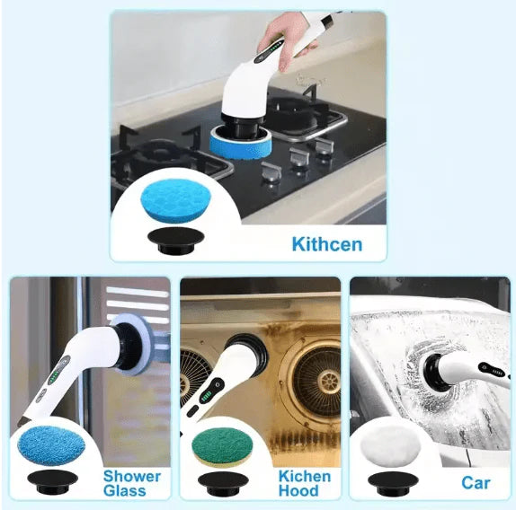 Smart Spin Electric Cleaning Brush Fast Powerful & Cordless