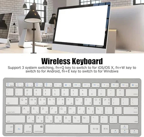 Slim Smart & Wireless  Universal Keyboard for All Devices