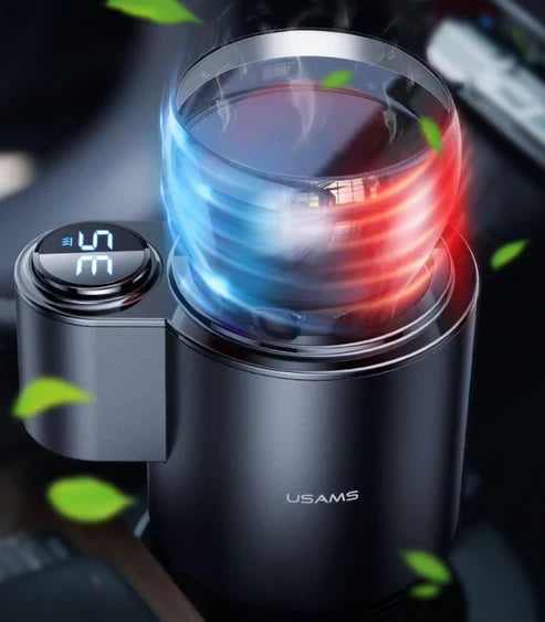 USAMS Heating & Cooling Car Cup 🚗 Smart Hydration for Every Ride