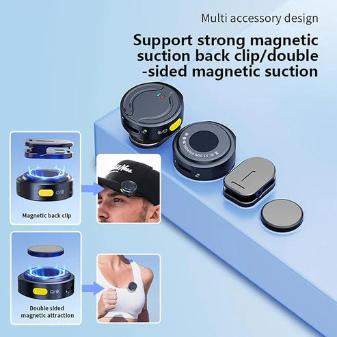 Record Like a Pro  Wireless Mic with Portable Charging Case